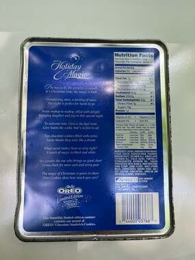 Vintage 2000 Nabisco Oreo Limited Edition Holiday Magic Collector's Tin